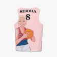 Kids Basketball Jersey GLOBAL FREEDOM UNITED GIRLS SERBIA 8 Cheap