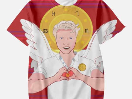 AOP Kids  Short T-Shirts GLOBAL FREEDOM UNITED ARCHANGEL RAPHAEL GERMAN RED Online Hot Sale