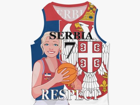 Kids Basketball Jersey GLOBAL FREEDOM UNITED GIRLS SERBIA V2 7 Discount