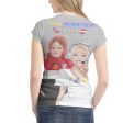 Women´s T-shirt GLOBAL FREEDOM UNITED© Women Yemen & USA Grey Cheap