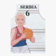 Basketball Jersey GLOBAL FREEDOM UNITED COUPLE EDITION WOMEN SERBIA v2 6 Online