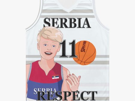 Basketball Jersey GLOBAL FREEDOM UNITED COUPLE EDITION SERBIA MEN V2 11 Sale