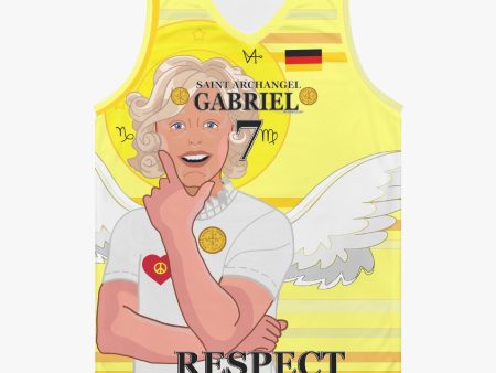 Basketball Jersey GLOBAL FREEDOM UNITED ARCHANGEL GABRIEL GERMANY 7 Hot on Sale