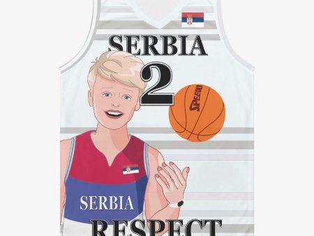 Basketball Jersey GLOBAL FREEDOM UNITED COUPLE EDITION SERBIA MEN V2 2 Online