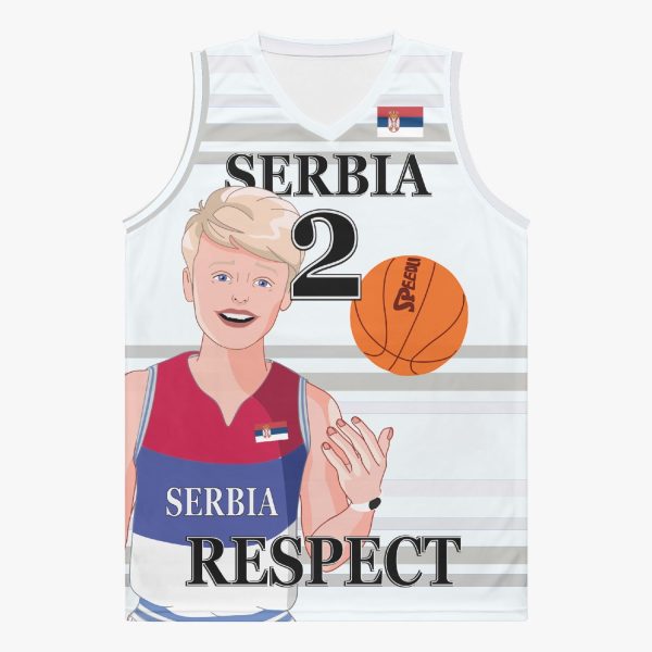 Basketball Jersey GLOBAL FREEDOM UNITED COUPLE EDITION SERBIA MEN V2 2 Online