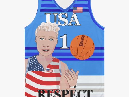 Basketball Jersey GLOBAL FREEDOM UNITED COUPLE EDITION MEN USA V1  1 Fashion