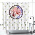 GLOBAL FREEDOM UNITED WOMEN ROMANIA & HUNGARY OLD PEACE WIGHT Quick-drying Shower Curtain For Cheap