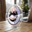 GLOBAL FREEDOM UNITED© Couple Nederland Acrylic Plaque with Stand - Round Online Hot Sale