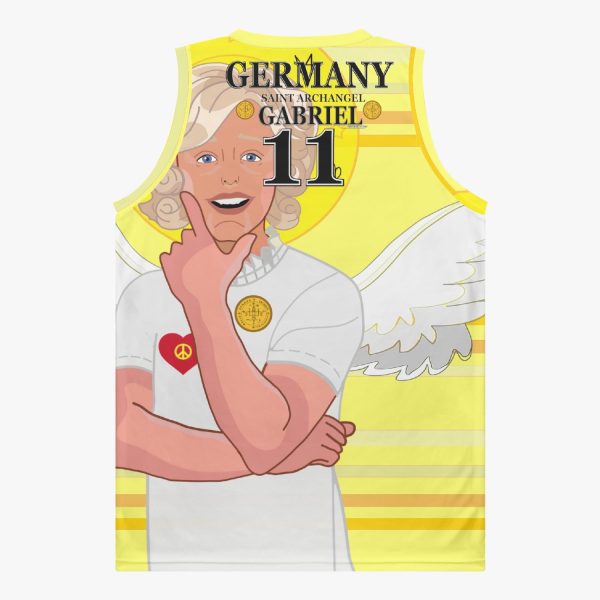 Basketball Jersey GLOBAL FREEDOM UNITED ARCHANGEL GABRIEL GERMANY 11 For Discount