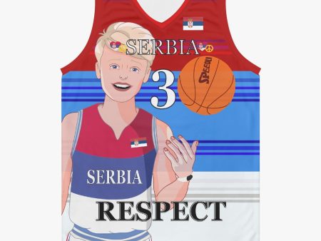 Basketball Jersey GLOBAL FREEDOM UNITED COUPLE EDITION SERBIA MEN V1 3 Online Sale