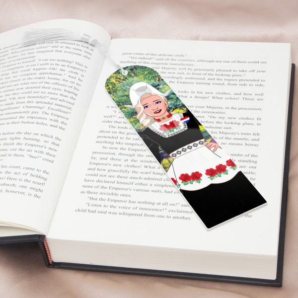 Acrylic Bookmark - Semicircle GLOBAL FREEDOM UNITED© NETHERLAND GIRLD For Sale