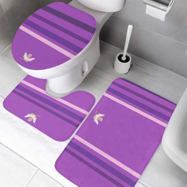 GLOBAL FREEDOM UNITED© Pcs Toilet Rug Set Lilac on Sale