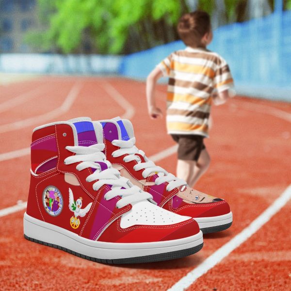 AJ Child High-top Shoes GLOBAL FREEDOM UNITED BOY AFGHANISTAN & USA For Cheap