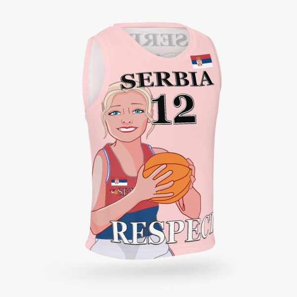 Kids Basketball Jersey GLOBAL FREEDOM UNITED GIRLS SERBIA 12 Sale