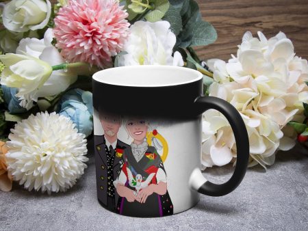 Color Changing Magic Mug GLOBAL FREEDOM UNITED© COUPLE GERMANY TRADITION Discount