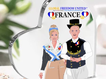 Acryl Haerd GLOBAL FREEDOM UNITED© Couple France Tradition Fashion