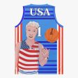 Basketball Jersey GLOBAL FREEDOM UNITED©  COUPLE EDITION USA V1 1 Fashion