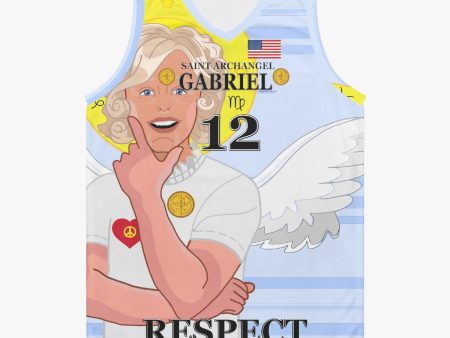 Basketball Jersey GLOBAL FREEDOM UNITED ARCHANGEL GABRIEL USA 12 For Sale