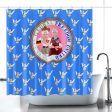 GLOBAL FREEDOM UNITED WOMEN USA & GERMANY OLD PEACE BLUE Quick-drying Shower Curtain on Sale