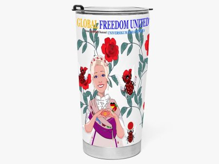 Tumbler GLOBAL FREEDOM UNITED© Couple Germany women with Skarabeus Beetle For Sale