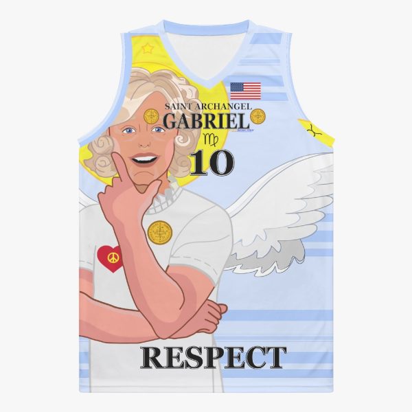 Basketball Jersey GLOBAL FREEDOM UNITED ARCHANGEL GABRIEL USA 10 Cheap