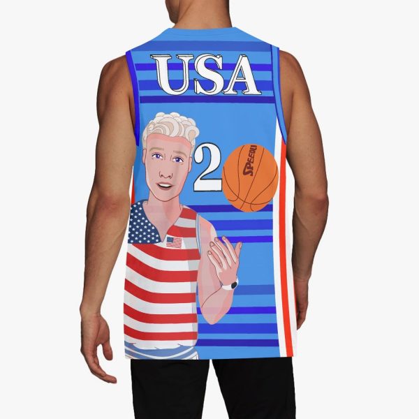 Basketball Jersey GLOBAL FREEDOM UNITED©  COUPLE EDITION USA V1 2 Discount