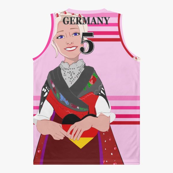 Basketball Jersey  GLOBAL FREEDOM UNITED COUPLE EDITION GERMANY V1 5 Sale