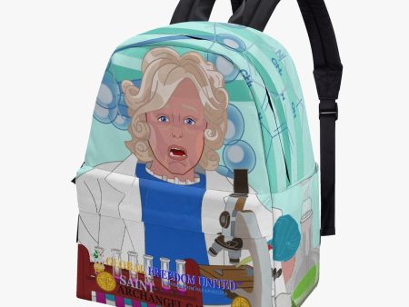 GLOBAL FREEDOM UNITED© Archangel Gabriel LAB Light Green - All-over-print Canvas Backpack For Cheap