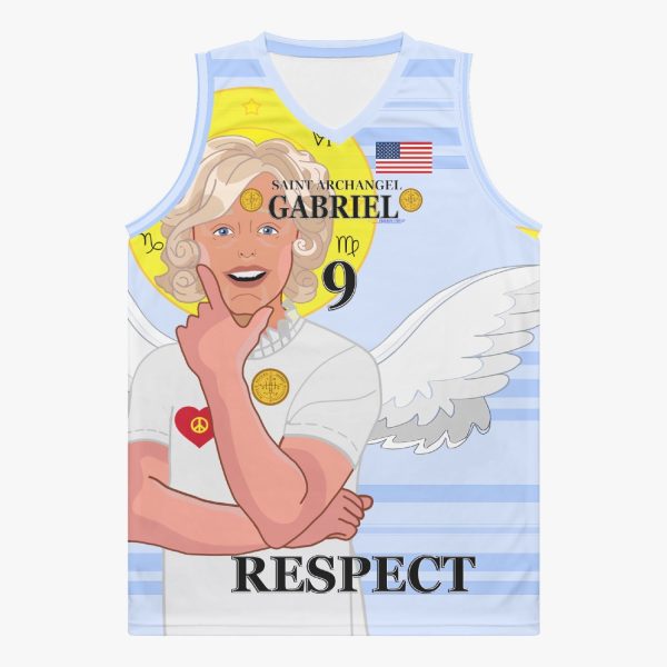 Basketball Jersey GLOBAL FREEDOM UNITED ARCHANGEL GABRIEL USA 9 Online