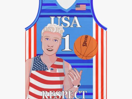 Basketball Jersey GLOBAL FREEDOM UNITED©  COUPLE EDITION USA V1 1 Fashion