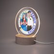 GLOBAL FREEDOM UNITED© Couple Afghanistan Acrylic Plaque with Stand - Round Online now