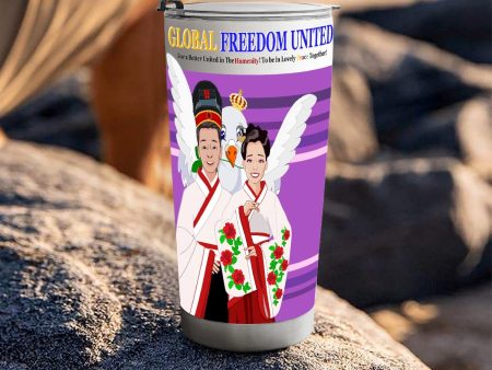 GLOBAL FREEDOM UNITED© Couple China Lilac - Tumbler Discount