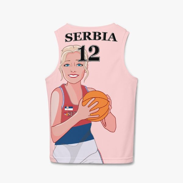 Kids Basketball Jersey GLOBAL FREEDOM UNITED GIRLS SERBIA 12 Sale