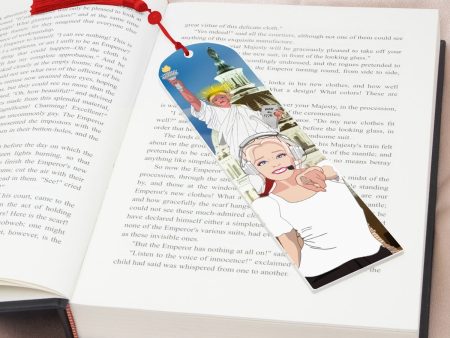 Acrylic Bookmark - Semicircle GLOBAL FREEDOM UNITED© USA GIRL V2 Online