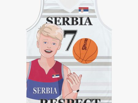 Basketball Jersey GLOBAL FREEDOM UNITED COUPLE EDITION SERBIA MEN V2 7 Supply