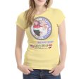 Women´s T-shirt GLOBAL FREEDOM UNITED© Women Iraq & USA Yellow Online Hot Sale