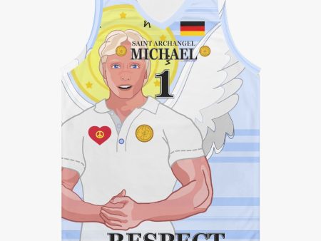 Basketball Jersey GLOBAL FREEDOM UNITED ARCHANGEL MICHAEL GERMANY 1 Online Hot Sale