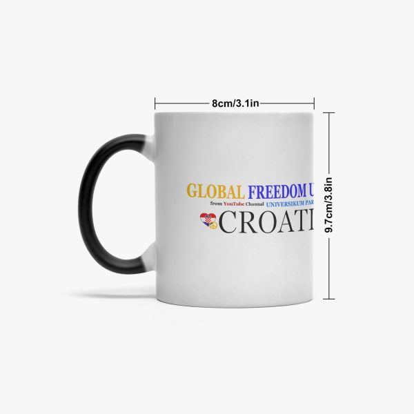 Color Changing Magic Mug GLOBAL FREEDOM UNITED© COUPLE CROATIA For Discount