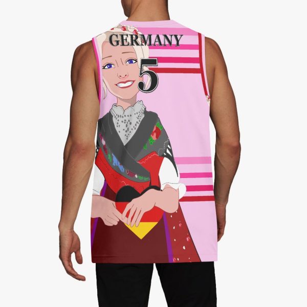 Basketball Jersey  GLOBAL FREEDOM UNITED COUPLE EDITION GERMANY V1 5 Sale