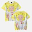 AOP Kids  Short T-Shirts GLOBAL FREEDOM UNITED ARCHANGEL URIEL GERMAN YELLOW For Discount