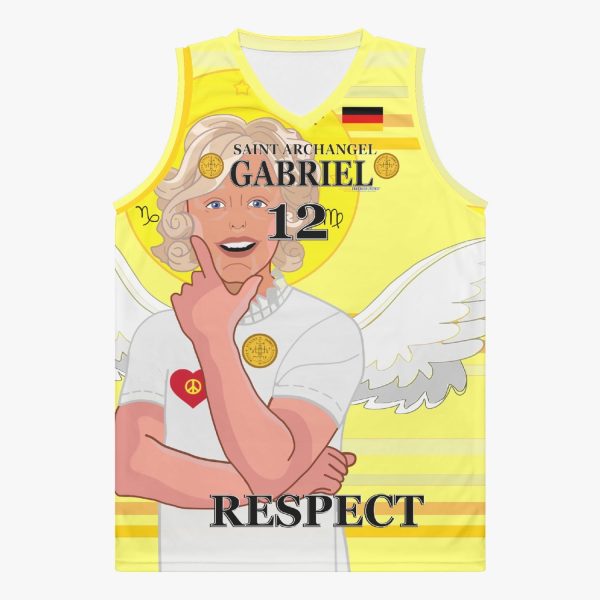 Basketball Jersey GLOBAL FREEDOM UNITED ARCHANGEL GABRIEL GERMANY 12 For Discount