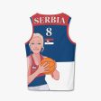 Kids Basketball Jersey GLOBAL FREEDOM UNITED GIRLS SERBIA V2 8 Supply