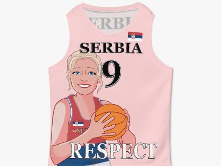 Kids Basketball Jersey GLOBAL FREEDOM UNITED GIRLS SERBIA 9 Online