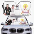 GLOBAL FREEDOM UNITED© Couple Palestina  Car Windshield Sun Shade Hot on Sale