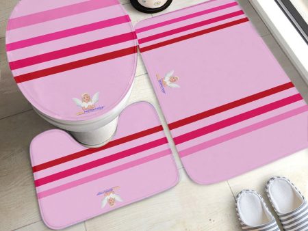 GLOBAL FREEDOM UNITED© Pcs Toilet Rug Set Pink1 Online