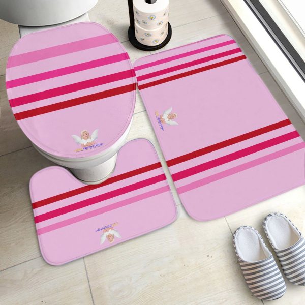 GLOBAL FREEDOM UNITED© Pcs Toilet Rug Set Pink1 Online