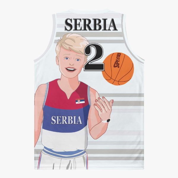 Basketball Jersey GLOBAL FREEDOM UNITED COUPLE EDITION SERBIA MEN V2 2 Online