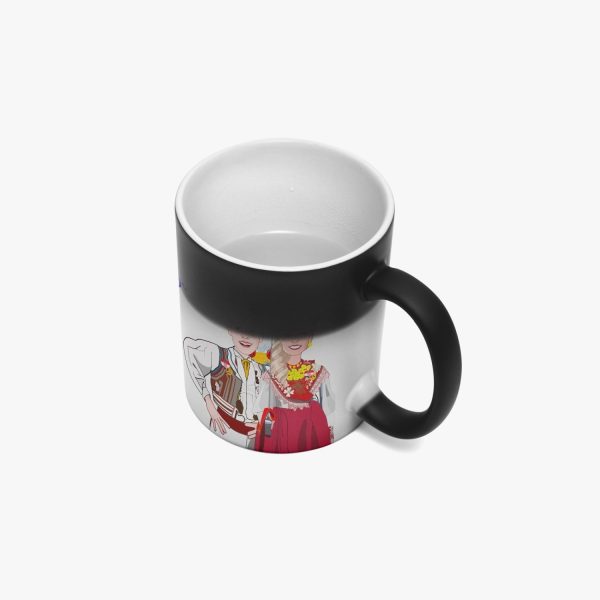 Color Changing Magic Mug GLOBAL FREEDOM UNITED© COUPLE CROATIA For Discount