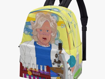 GLOBAL FREEDOM UNITED© Archangel Gabriel LAB Yellow - All-over-print Canvas Backpack For Cheap