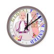 Wooden Wall Clock Without Scale GLOBAL FREEDOM UNITED© Women Serbia & USA Cheap